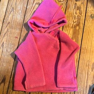Widgeon hooded fleece pink size 4t